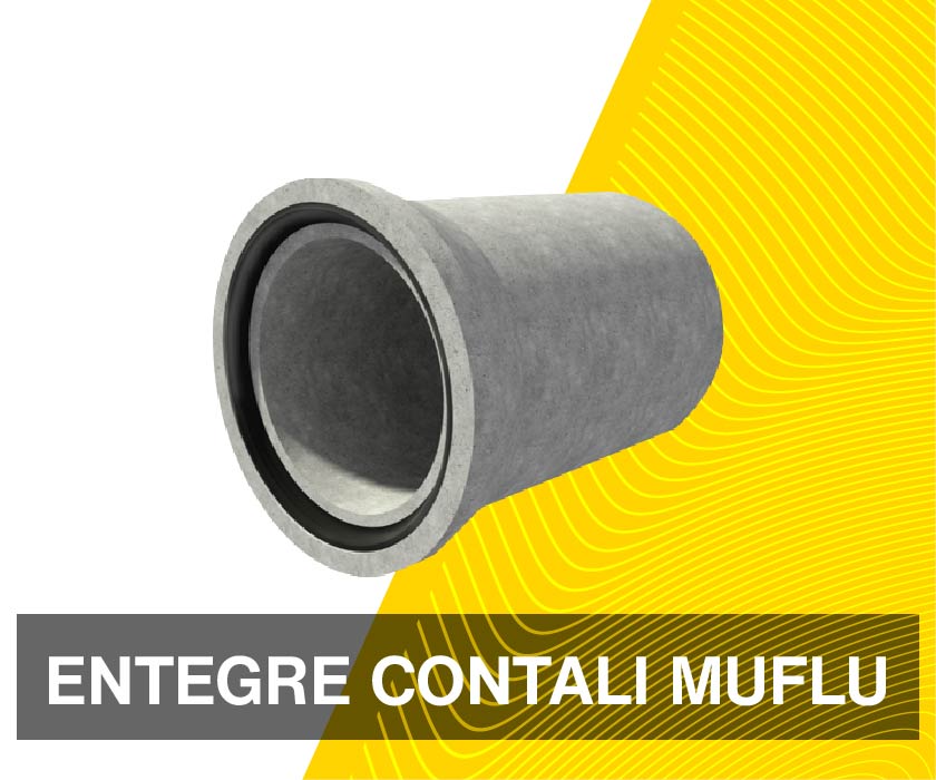 Entegre Contalı Muflu Betonarme Boru